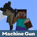 Мод на пулемет для Minecraft PE
