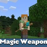 Мод на магическое оружие для Minecraft PE