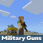 Мод на военное оружие для Minecraft PE