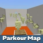 Карта испытаний паркура для Minecraft PE
