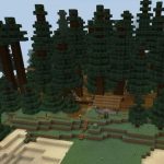 Карта тайги для Minecraft PE