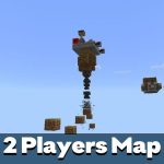 Карта паркура для 2 игроков для Minecraft PE
