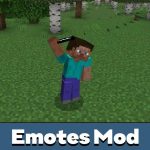 Мод на эмоции для Minecraft PE