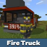 Мод на пожарную машину для Minecraft PE
