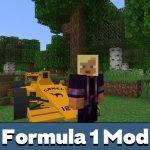 Мод Формулы-1 для Minecraft PE