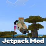 Мод на реактивный ранец для Minecraft PE