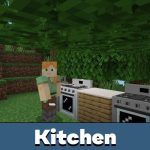Мод на кухонную мебель для Minecraft PE