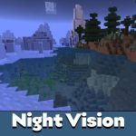 Мод ночного видения для Minecraft PE