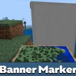 Мод на баннерные маркеры для Minecraft PE