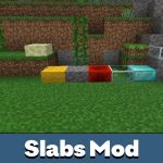 Мод Slabs для Minecraft PE