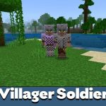 Мод деревенский солдат для Minecraft PE